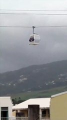 Le téléphérique brièvement stoppé mais c'est normal