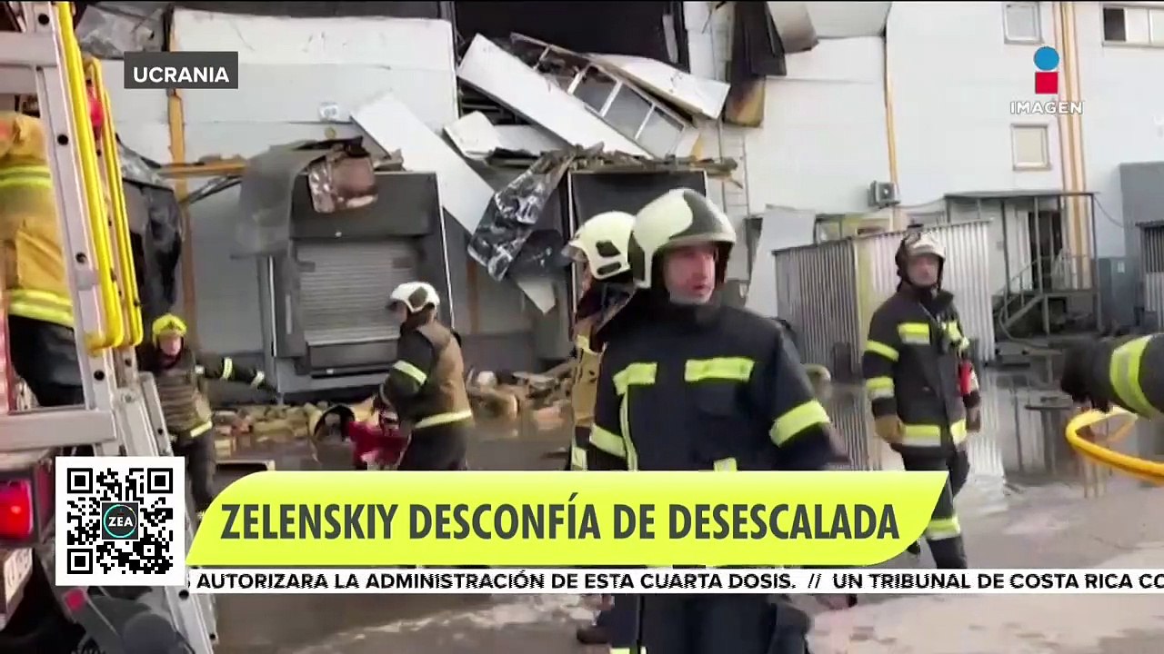 Volodímir Zelenski muestra desconfianza ante supuesta desescalada rusa