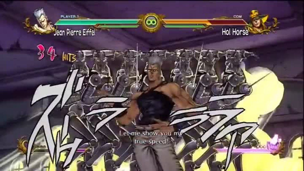 JoJo's Bizarre Adventure : All Star Battle : Jean-Pierre Eiffel en action