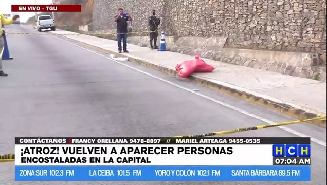 ¡Atroz! Encostalado dejan cadáver de una persona en un sector de la capital