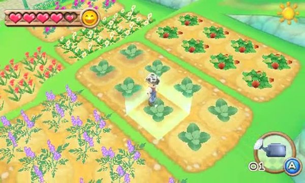 Harvest Moon 3D : A New Beginning : Travailler la terre