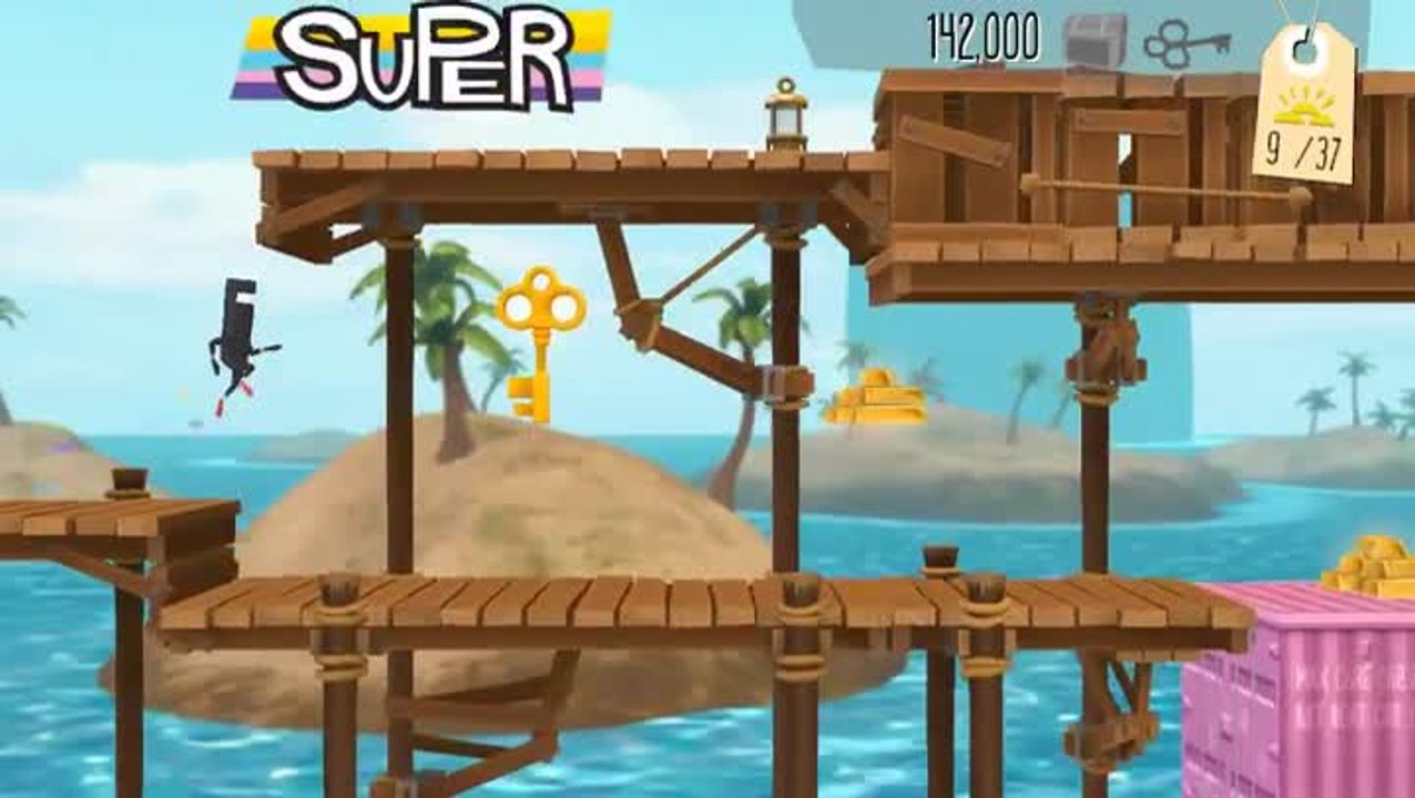 Bit.Trip Presents : Runner 2 - Future Legend of Rhythm Alien : Niveau 2