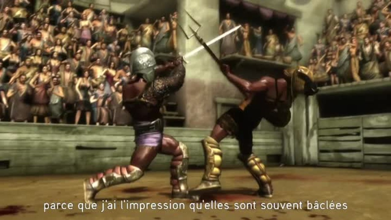 Spartacus Legends : Spartacus sait parler