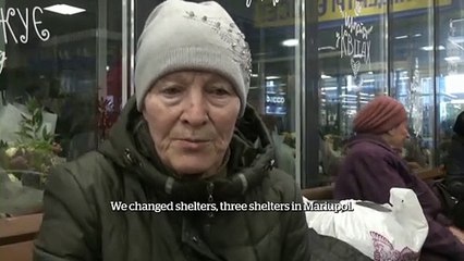 'There is no Mariupol anymore' says 77-year-old Kateryna Semenuk, a Mariupol resident forced to flee