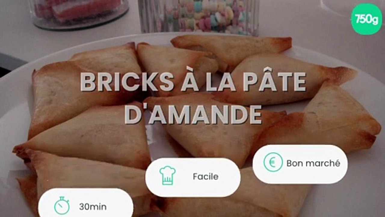 Bricks à la pâte d'amande