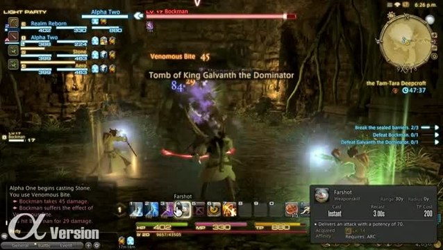 Final Fantasy XIV : A Realm Reborn : Donjon instancié