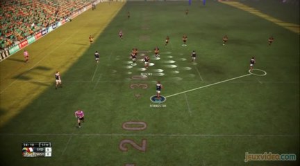 Rugby League Live 2 : L'interceptor en action