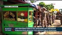 Disebut jadi Biang Macet, Satpol PP Bogor Bongkar Bangunan Liar di Simpang Salabenda