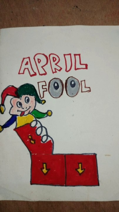 April fool Day card making