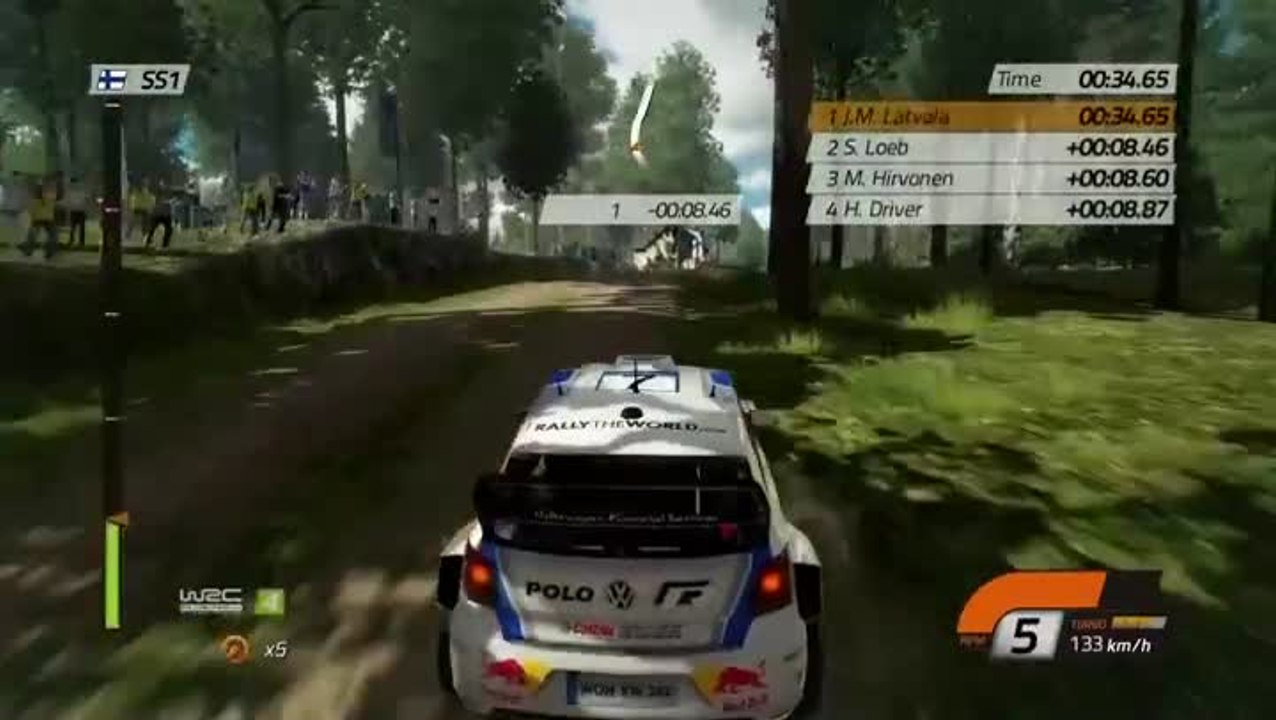 WRC 4 : Jari-Matti Latvala et sa Polo !