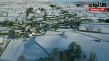 الثلوج تكسو مقاطعة يوركشاير في شمال إنجلترا