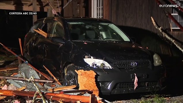 Numerosos daños y alertas de tornado en varios estados del sur de Estados Unidos