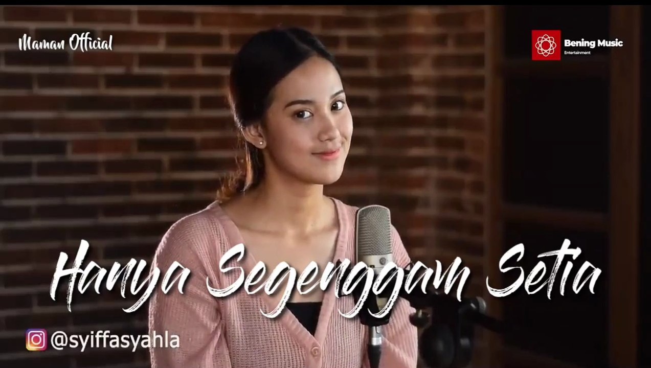 HANYA SEGENGGAM SETIA COVER LIRIK - Rahmat Ekamatra By Syiffa Syahla Bening Musik