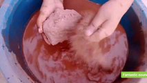 Gritty Red Dirt Sand Cement Water Dry Crumble Cr: Fantastic Sound ASMR