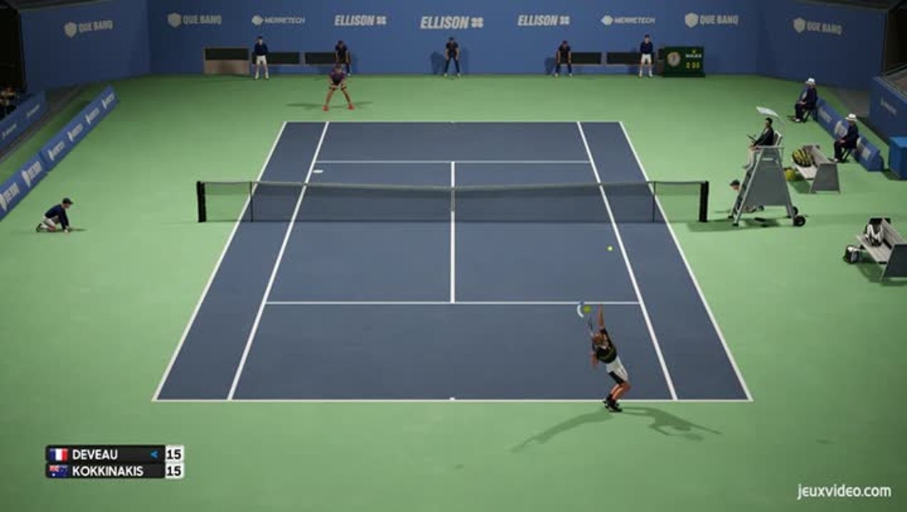 AO International Tennis : Un gameplay accessibl...