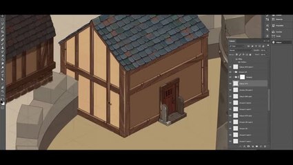 Lethis Path of Progress II Speed Painting The Fortress Part 2