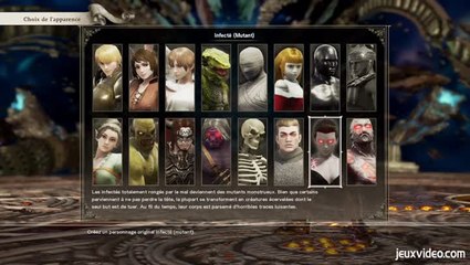 SoulCalibur VI : Le système de création de personnage