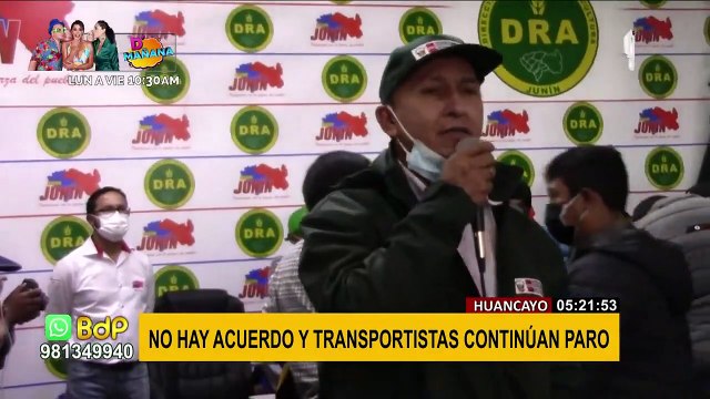 No hay acuerdo y transportistas continúan con paro en provincias