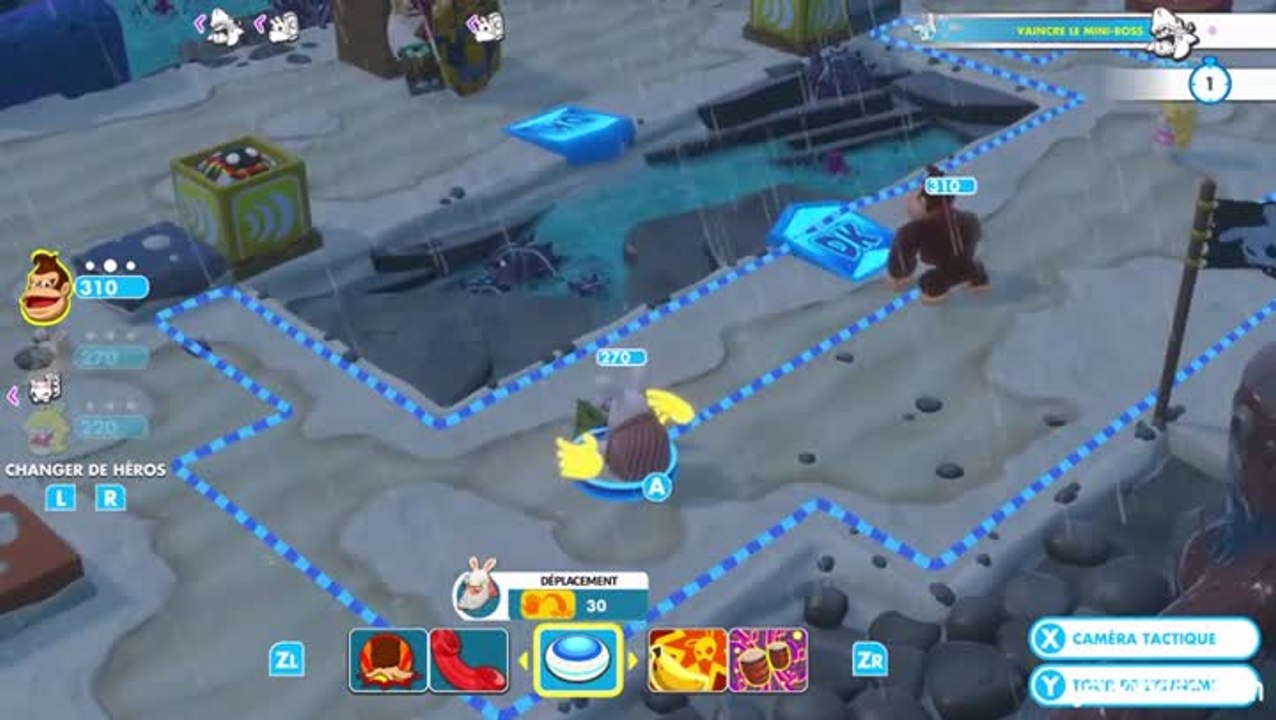 Gameplay Mario + Lapins DK