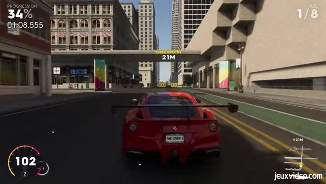 The Crew 2 : course de rue à Detroit