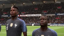 FIFA 19 extrait mi temps France Portugal