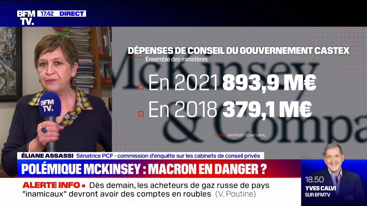 Éliane Assassi: "C'est devenu un réflexe de la part du gouvernement de faire appel à des cabinets privés"
