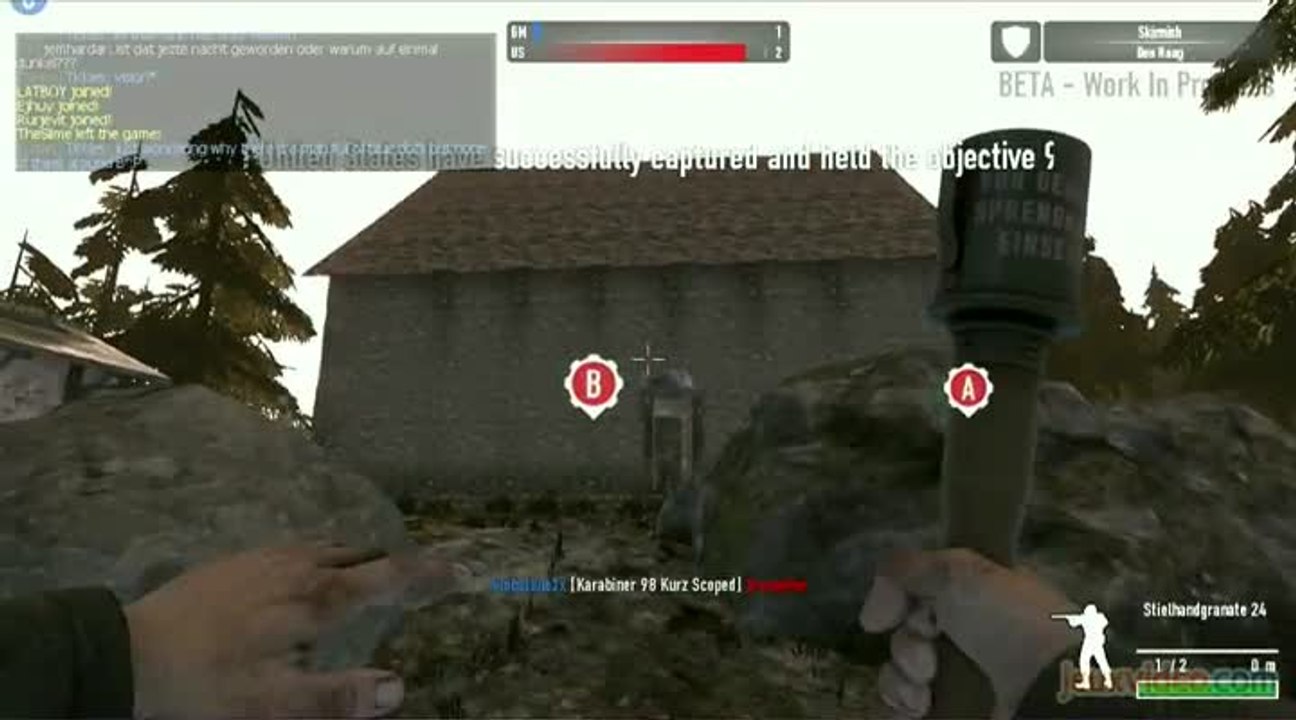 Heroes & Generals : Preview - Partie Combat