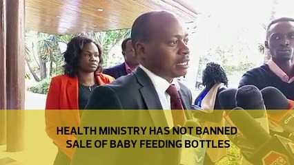 Health Ministry has not banned sale of baby feeding bottles