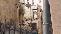 Palazzina crollata a Palermo per il maltempo, sopralluogo di Musumeci