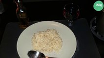 Spaghettis au fromage et au poivre