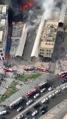 اندلاع حريق بسوق المباركية في الكويت