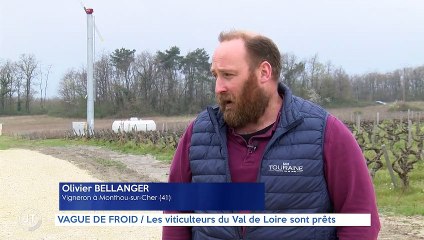 VAGUE DE FROID / Les viticulteurs du Val de Loire sont prêts