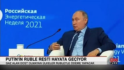 Putin imzaladı: Ödemeler bundan böyle ruble ile yapılacak