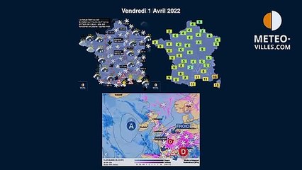 prévisions météo du jeudi 31 mars 2022