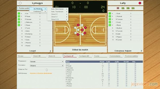 Basketball Pro Management 2012 : Un titre plutôt complet