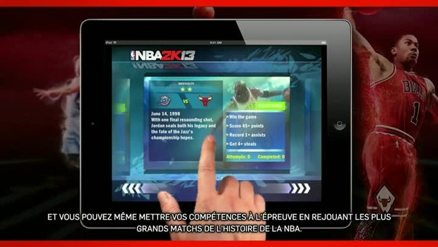 NBA 2K13 : Le basket du bout des doigts