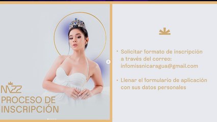 Miss Nicaragua realiza convocatoria 2022