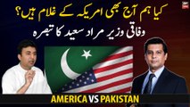 Are we still America's slaves? Federal Minister Murad Saeed Comment