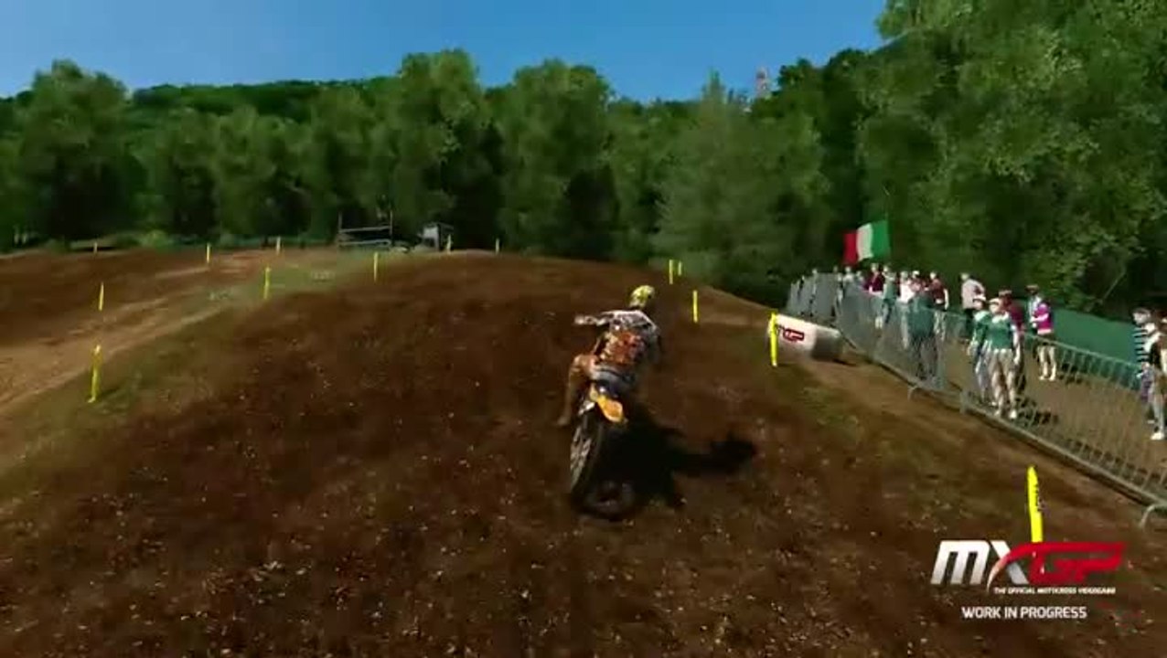MXGP : The Official Motocross Videogame : Gameplay avec Maggiora