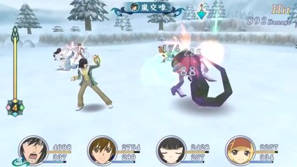 Tales of Hearts R : Combat dans la neige