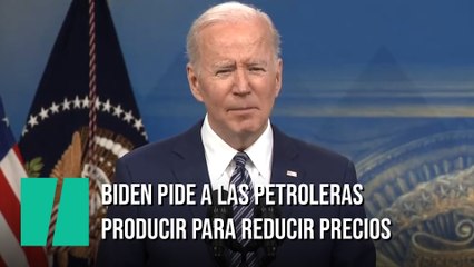 Download Video: Biden pide a las petroleras acabar con los 