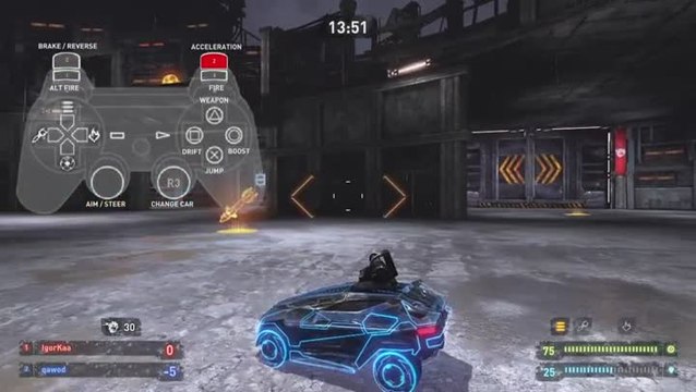 Wheels of Destruction : World Tour : Tutoriel : Mouvements de base