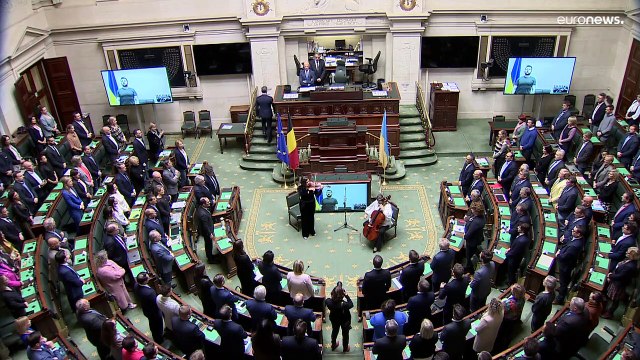 Zelenskyy targets Russian diamonds in address to Belgian Parliament
