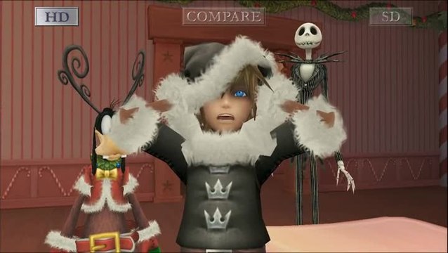 Kingdom Hearts HD 2.5 ReMIX : HD Versus SD