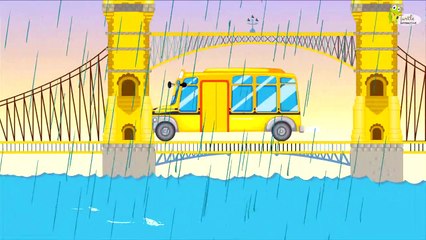 The Wheels on the Bus Song with Cheeku Mouse | Popular Nursery Rhyme | Bus Adventure Song