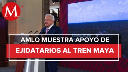 Tren Maya tiene todos los permisos y los habitantes lo apoyan: AMLO