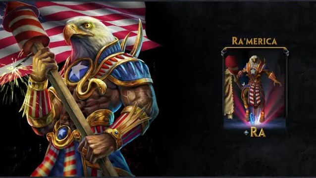 SMITE : Nouveau skin de Ra : Ra'merica