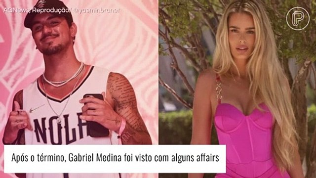 Terminou mal! Gabriel Medina e Yasmin Brunet tomam atitude drástica após deixarem de se seguir nas redes sociais