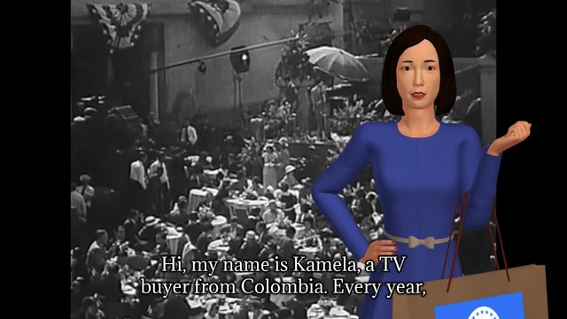 Kamela, a TV buyer from Colombia (Captioned)