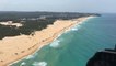 Nine Mile Beach on Australia Day 2019 by Heliservices Newcastle